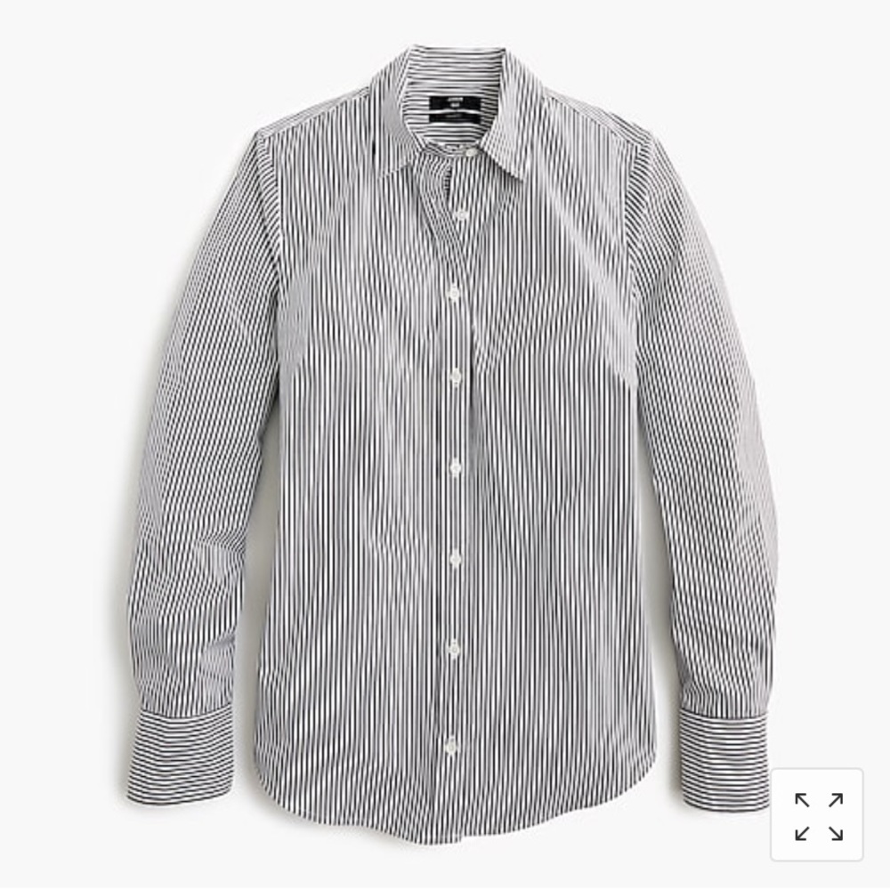 J Crew Stretch Perfect fitted button up Sz S